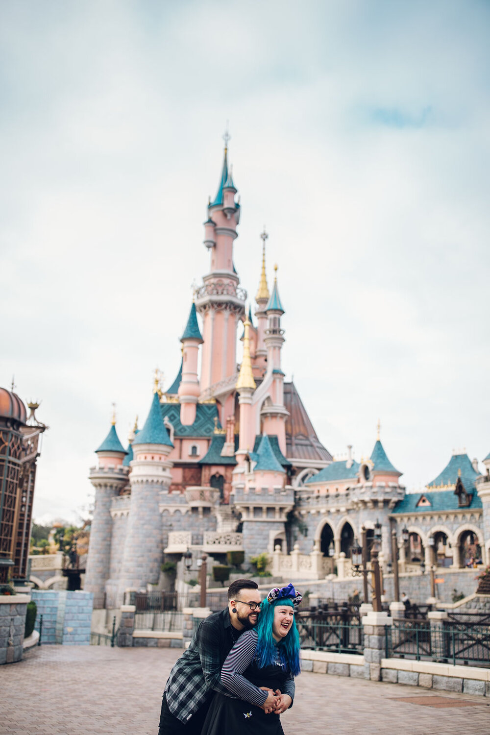 Disneyland Paris Engagement Shoot Alternative Couple Disney 