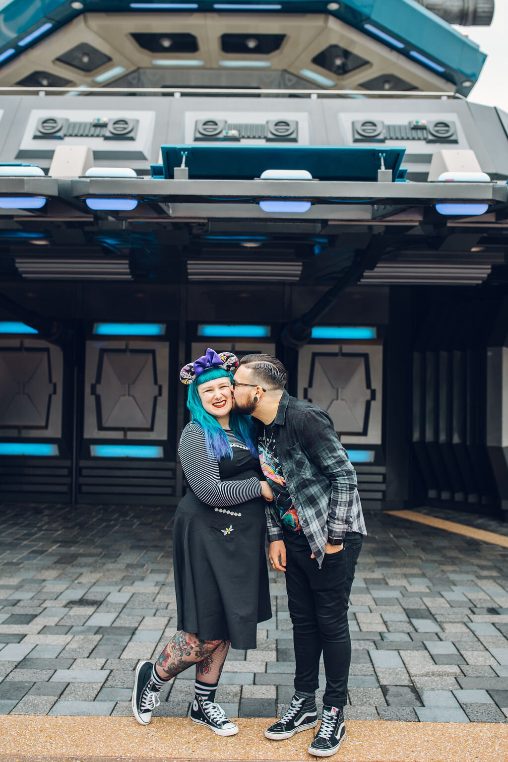 Disneyland Paris Engagement Shoot Alternative Couple Star Wars 