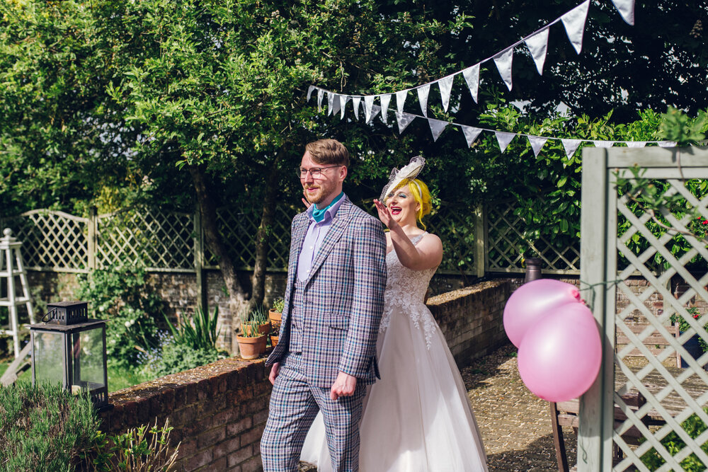 Quirky First Look Wedding Photography