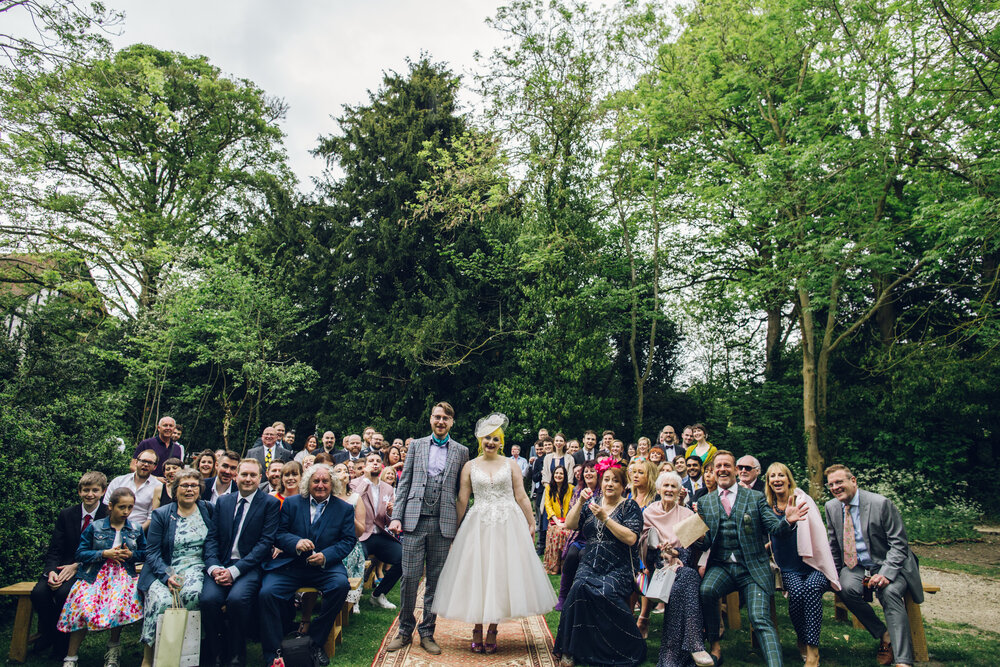 Outside Woodland Ceremony Natural History Museum Tring