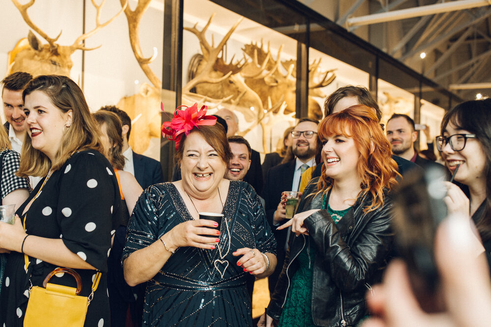 Fun &amp; Quirky Natural History Museum Tring Wedding