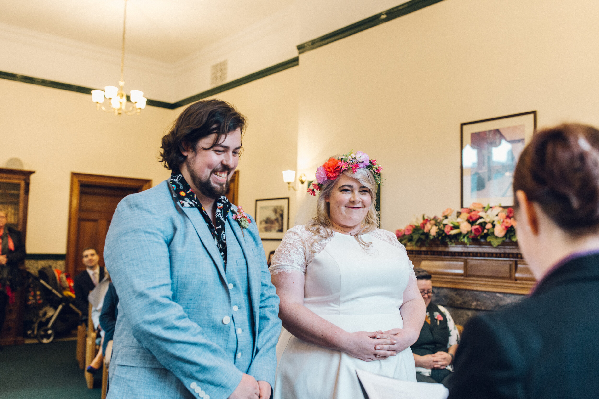 COLOURFUL ALTERNATIVE WEDDING AT PROJECT B IN CROYDON 