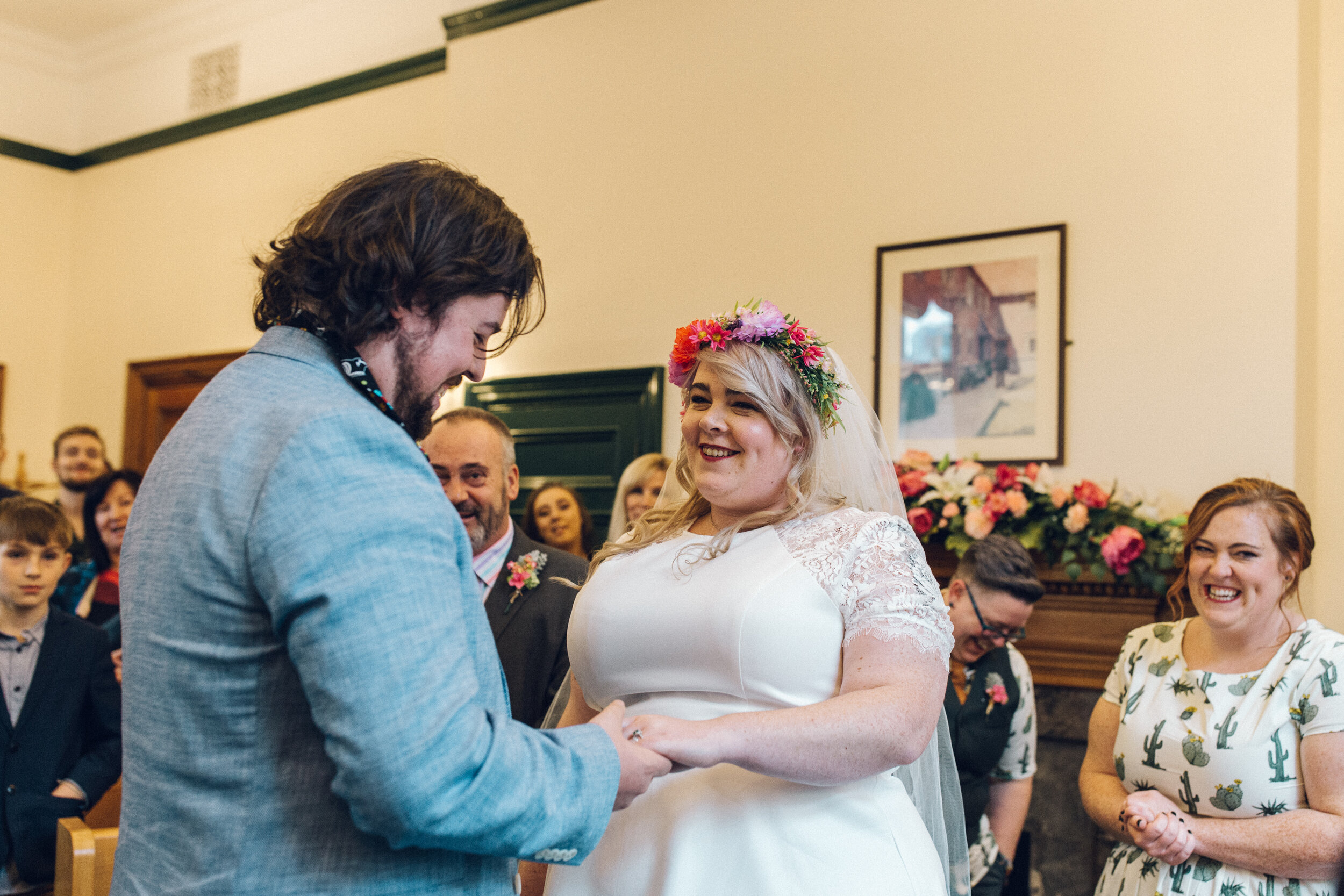 COLOURFUL ALTERNATIVE WEDDING AT PROJECT B IN CROYDON 