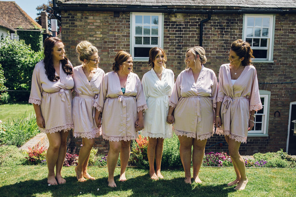 Relaxed Wedding at the Dreys, Kent - Bridesmaids Getting Ready