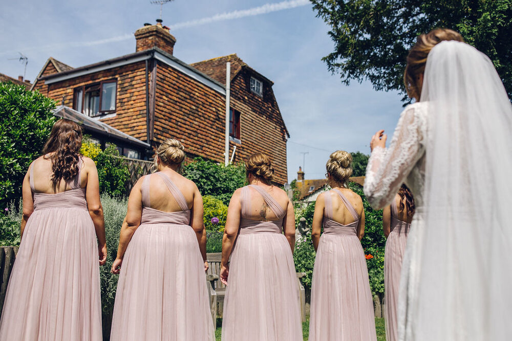 Relaxed Wedding at the Dreys, Kent - Bridesmaid Dress Reveal