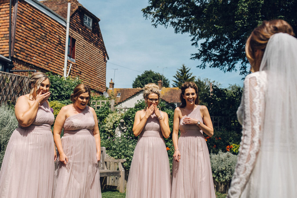 Relaxed Wedding at the Dreys, Kent - Bridesmaid Dress Reveal