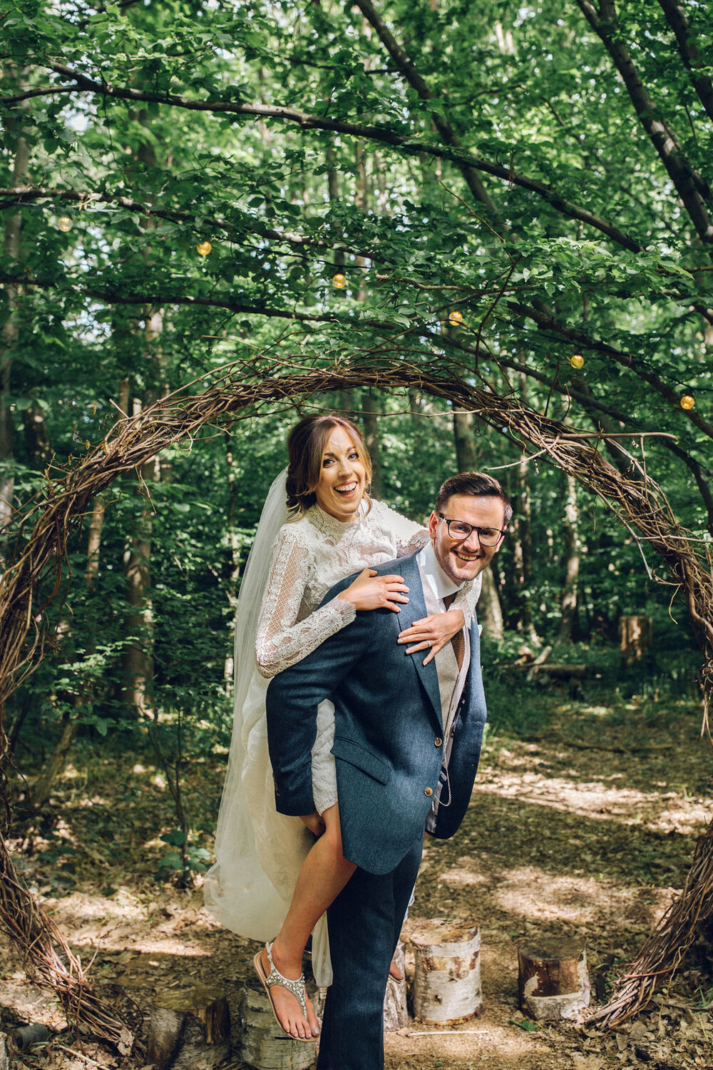 Relaxed Wedding at the Dreys, Kent - Woodland Wedding Photography