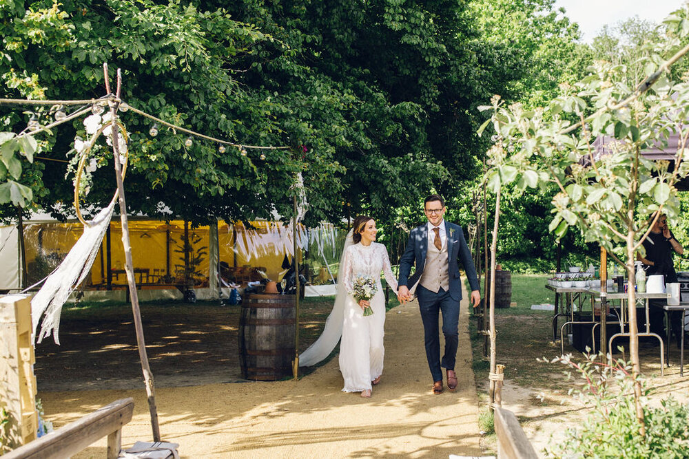 Relaxed Wedding at the Dreys, Kent - Boho Marquee Wedding 