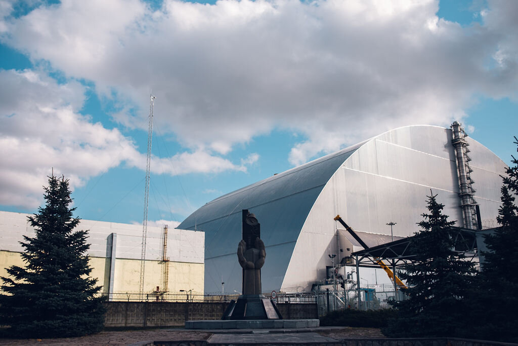 Travel photography - Chernobyl exclusion zone and Pripyat tour Abandoned reactor 4