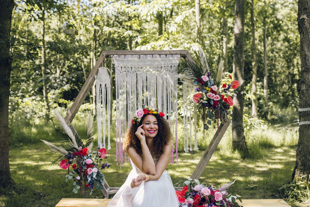 Outdoor Festival Wedding Ceremony Essex