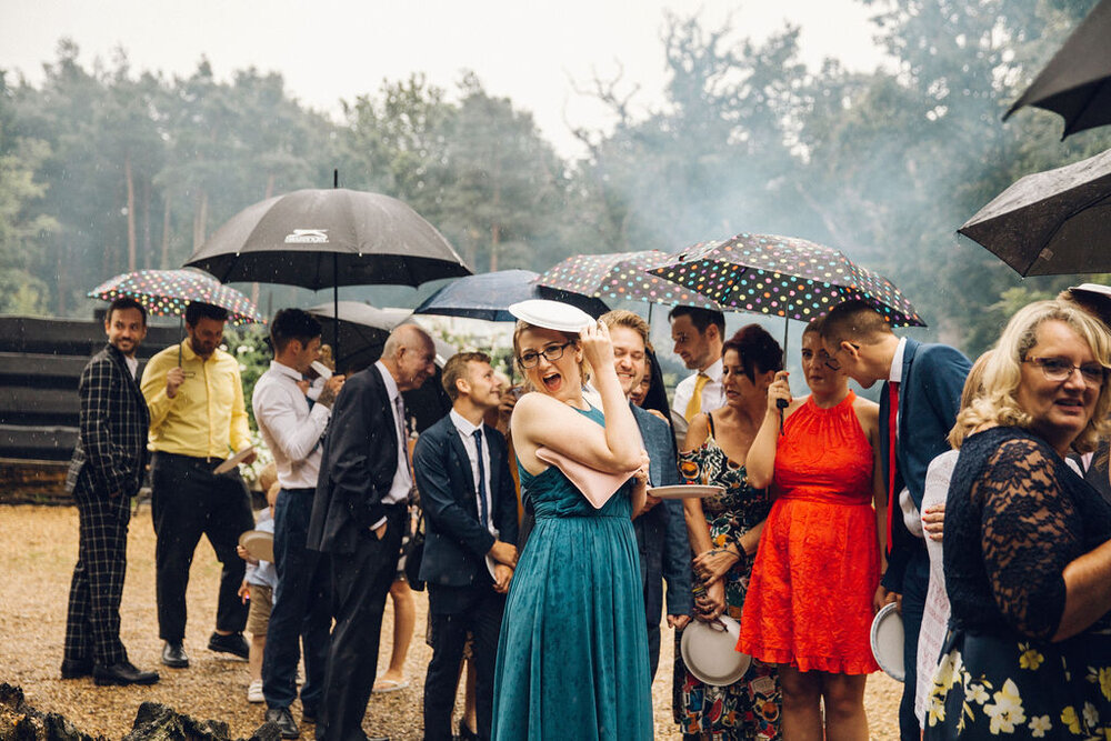 Relaxed Captains Wood Barn Essex Wedding