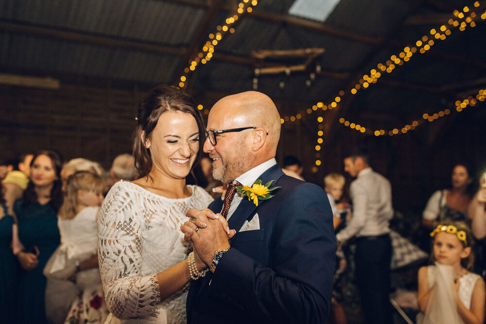 Relaxed Captains Wood Barn Essex Wedding