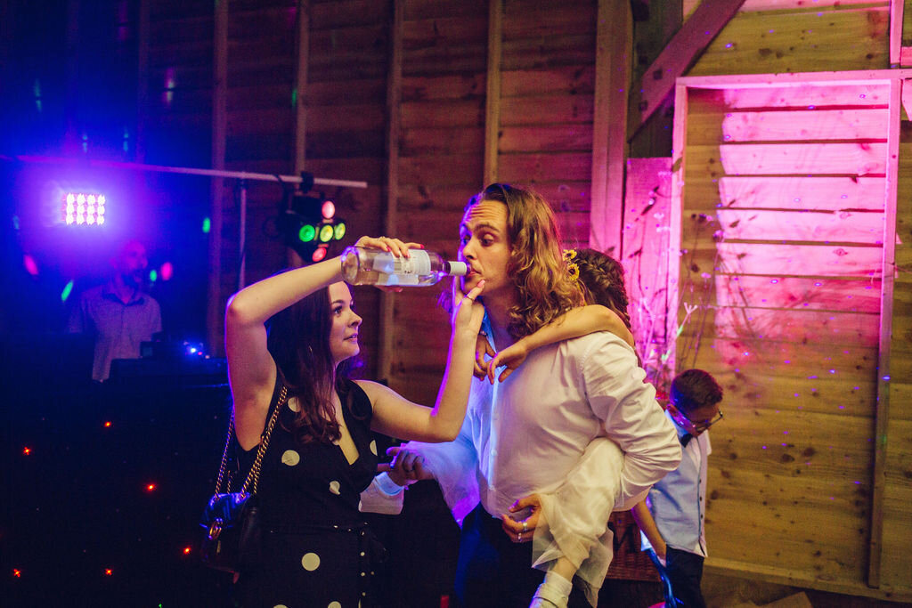 Relaxed Captains Wood Barn Essex Wedding