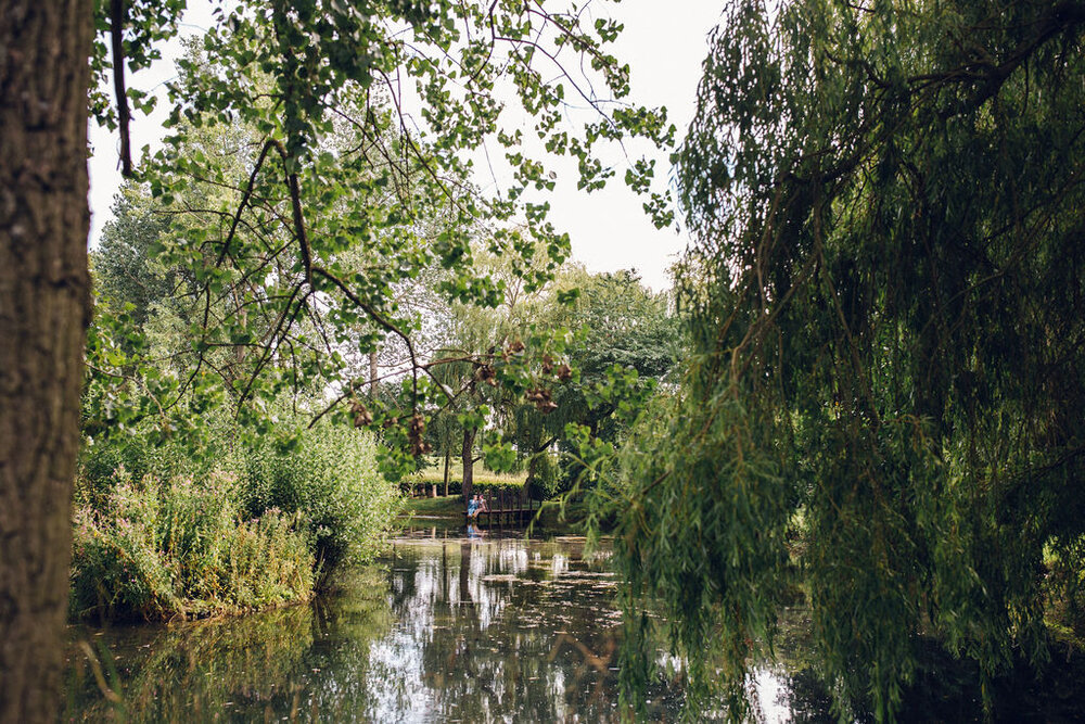 Colourful same sex festival wedding inspiration Barnston lodge Essex