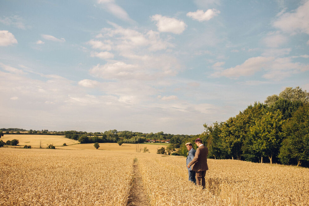 Colourful same sex festival wedding inspiration Barnston lodge Essex