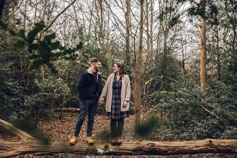 Wimbledon common couple session engagement photography london