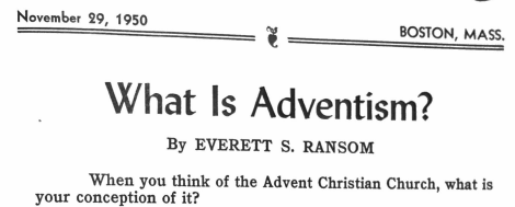 What is Adventism?