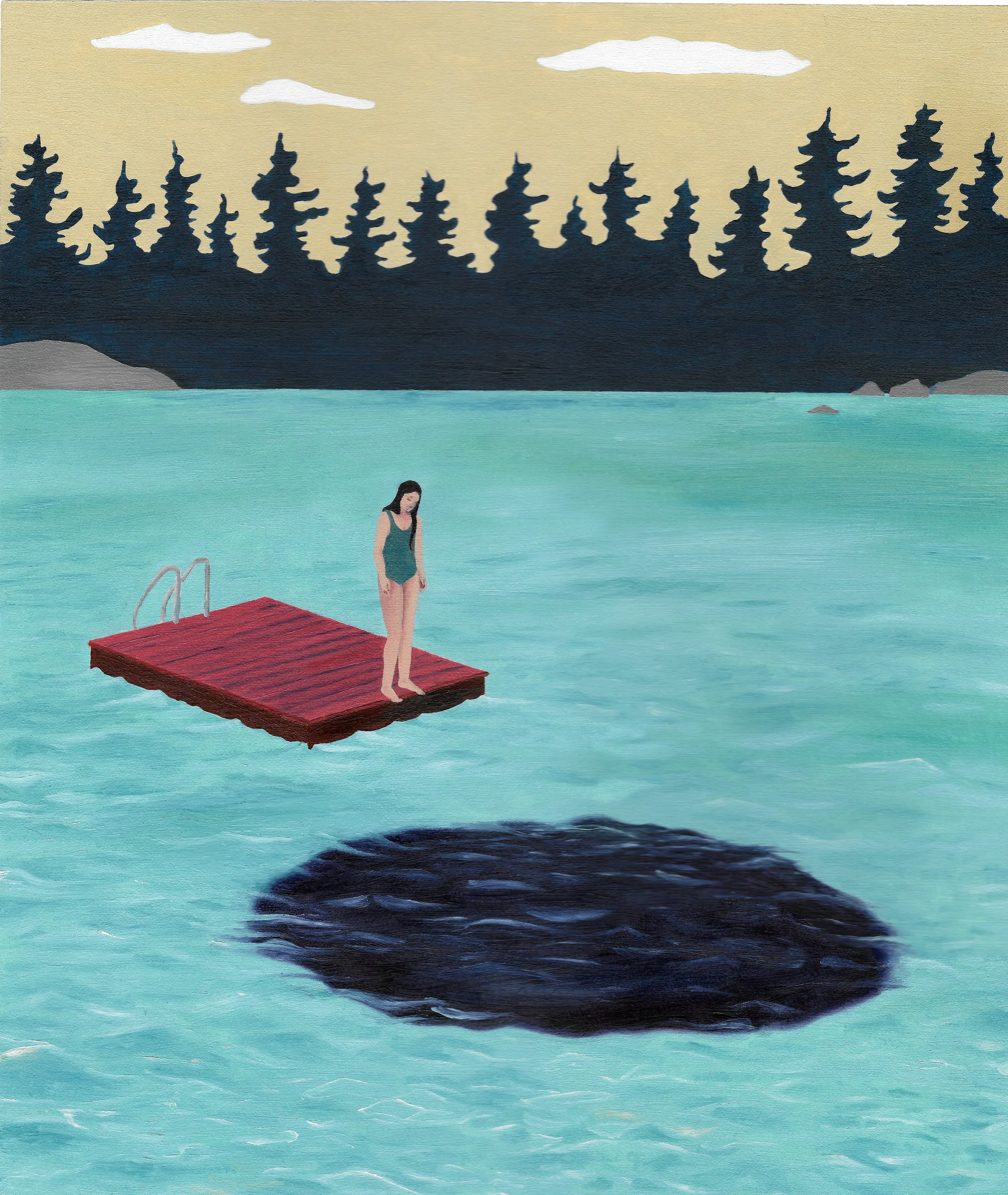 There's a hole in the bottom of the lake