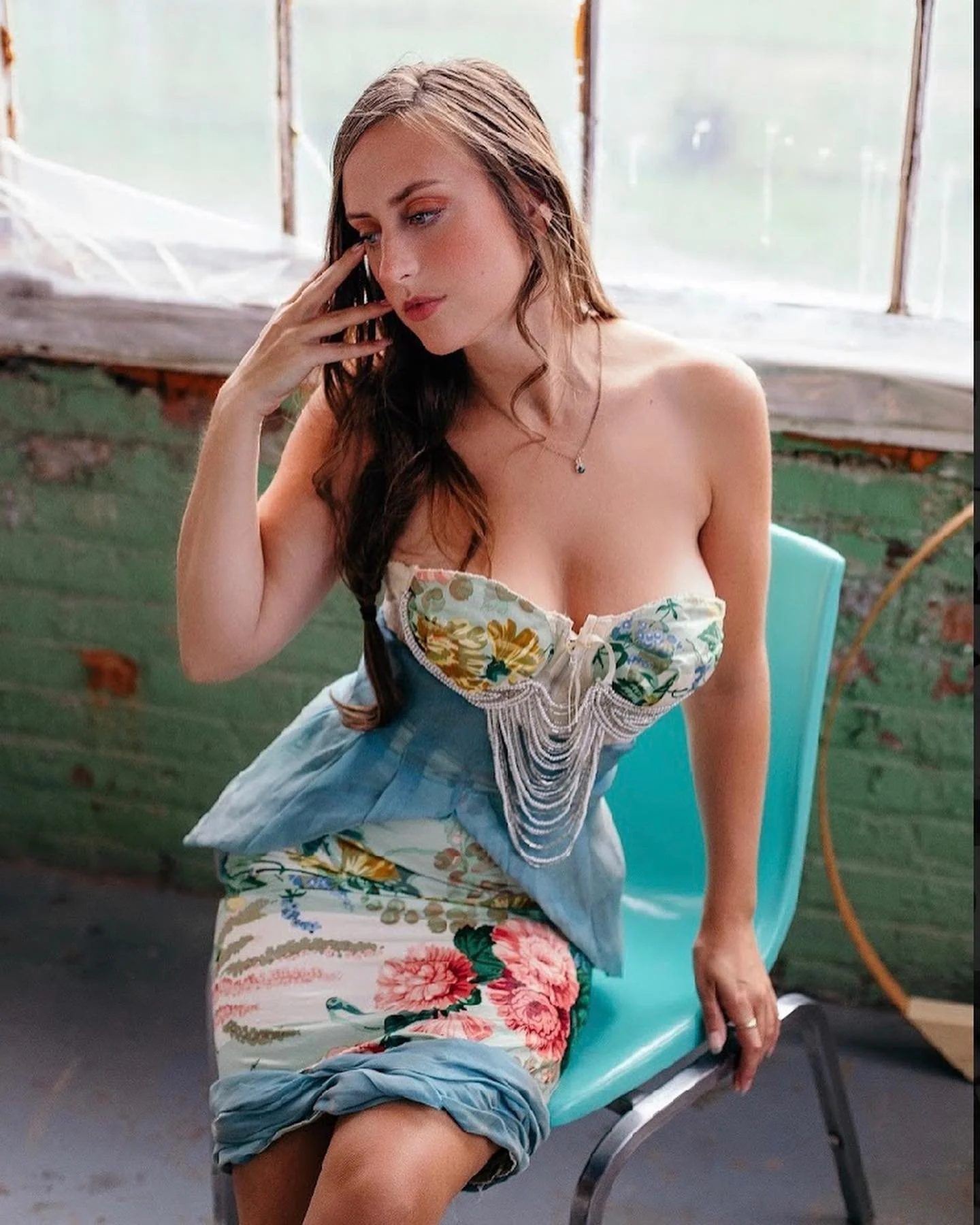 🌸 Cute and dreamy colab with the sweetest photographer 📷 : @erinimages  Such a treat to work with I highly recommend! 
Thank you Erin for capturing all the details of my work so beautifully! 

Image Featuring designed and styled garments from my @h