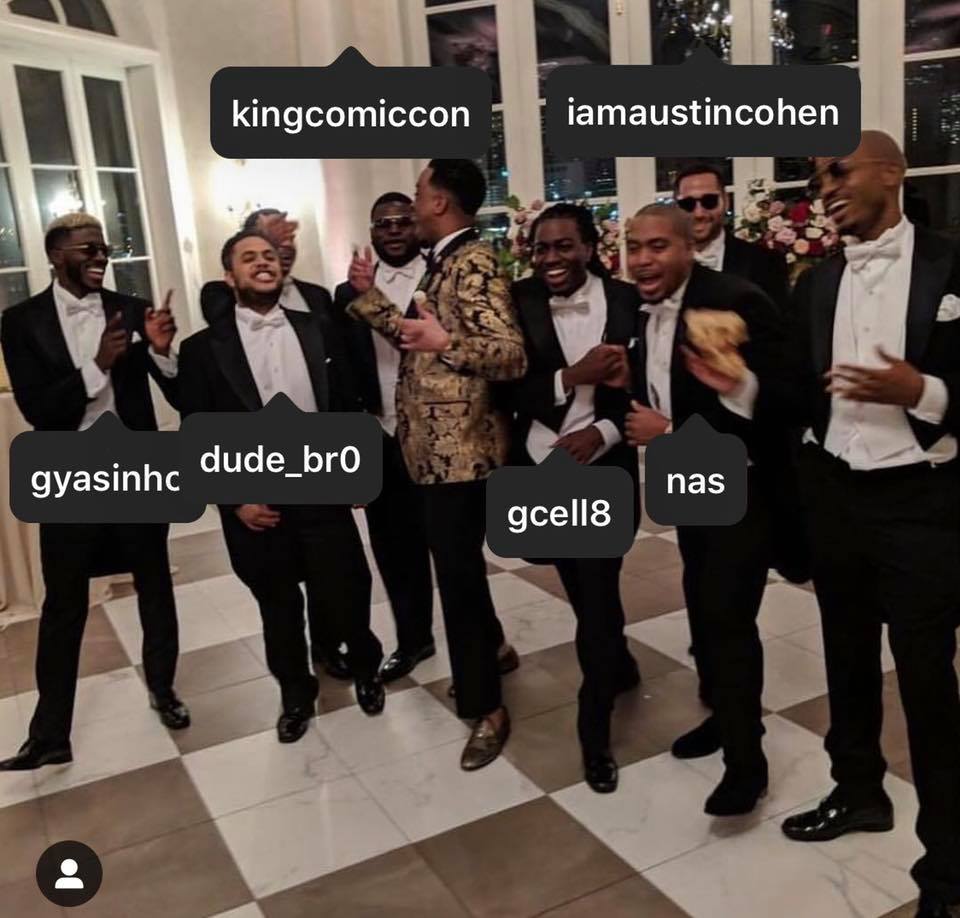 Gabe Height's Wedding Party