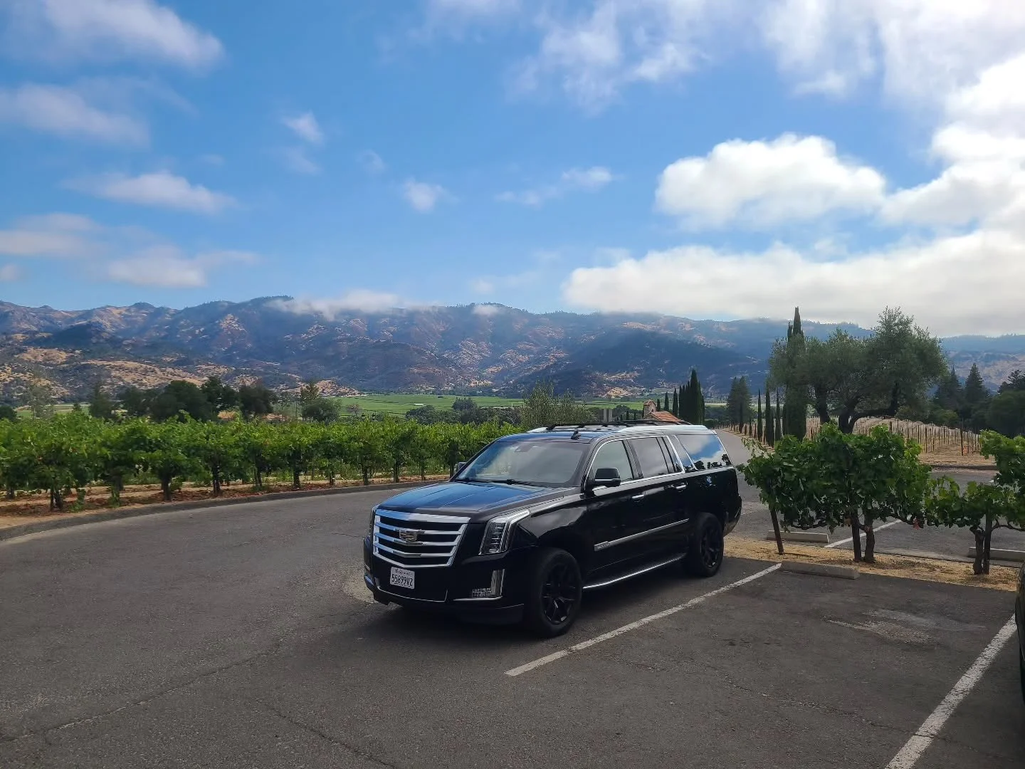 Like a postcard, but better...
The first checkpoint on today's viticultural marathon.