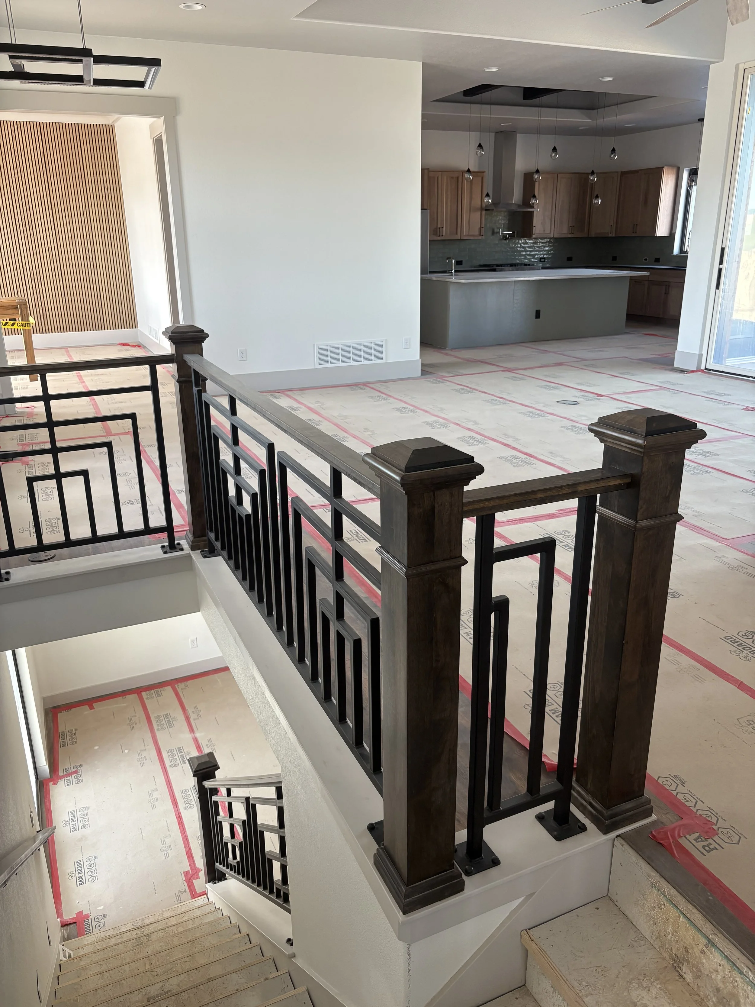 Partnered on steel/wood railings for JS Homes 2025 entry for Parade of Homes.
