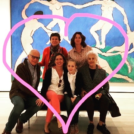 When you are lucky enough that your #workfriends become your #lifefriends. The old gang visiting the newly installed @themuseumofmodernart #fortherestthereismastercard