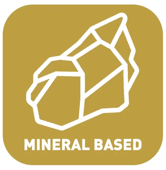 Solid products are based on a mineral formula, rather than a chemical formula, making it more gentle and less irritating to the skin.