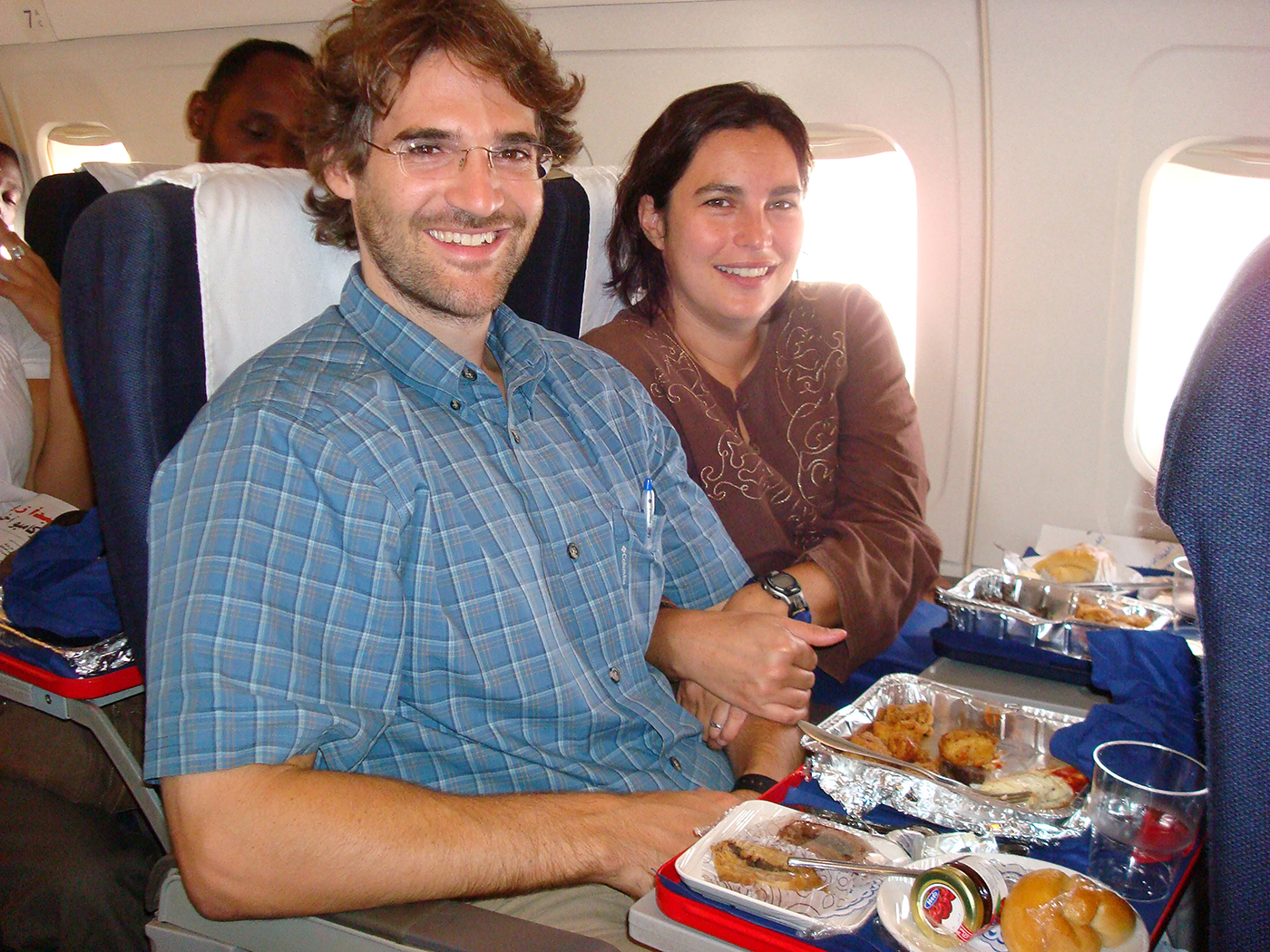 30,000 feet above Sudan. Flying to Darfur