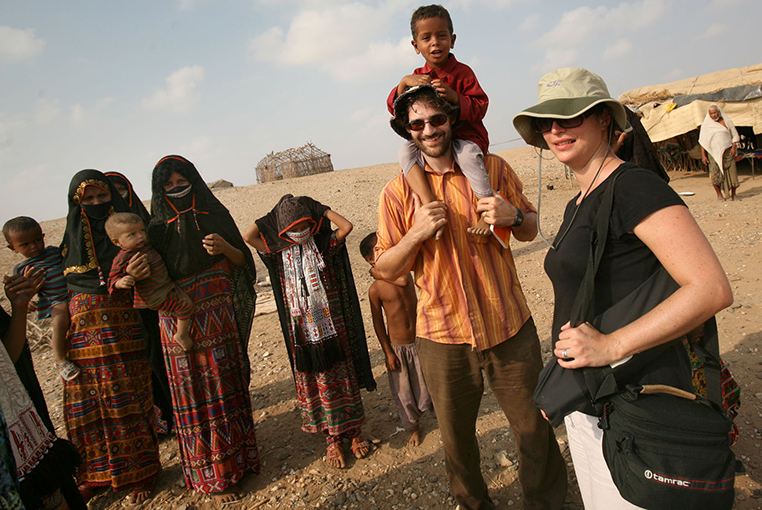 With the Rashaida nomads, in Eritrea