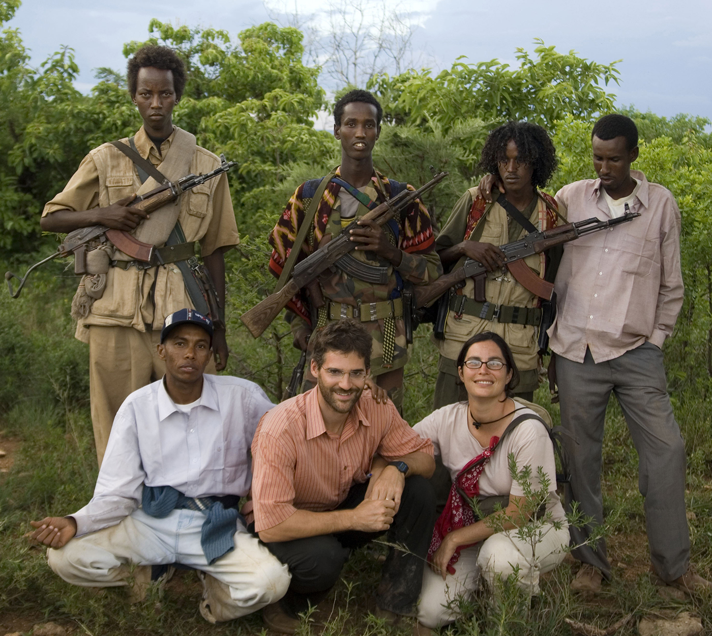 Several of these young men are no longer with us. In the Ogaden Desert, Ethiopia, 2007