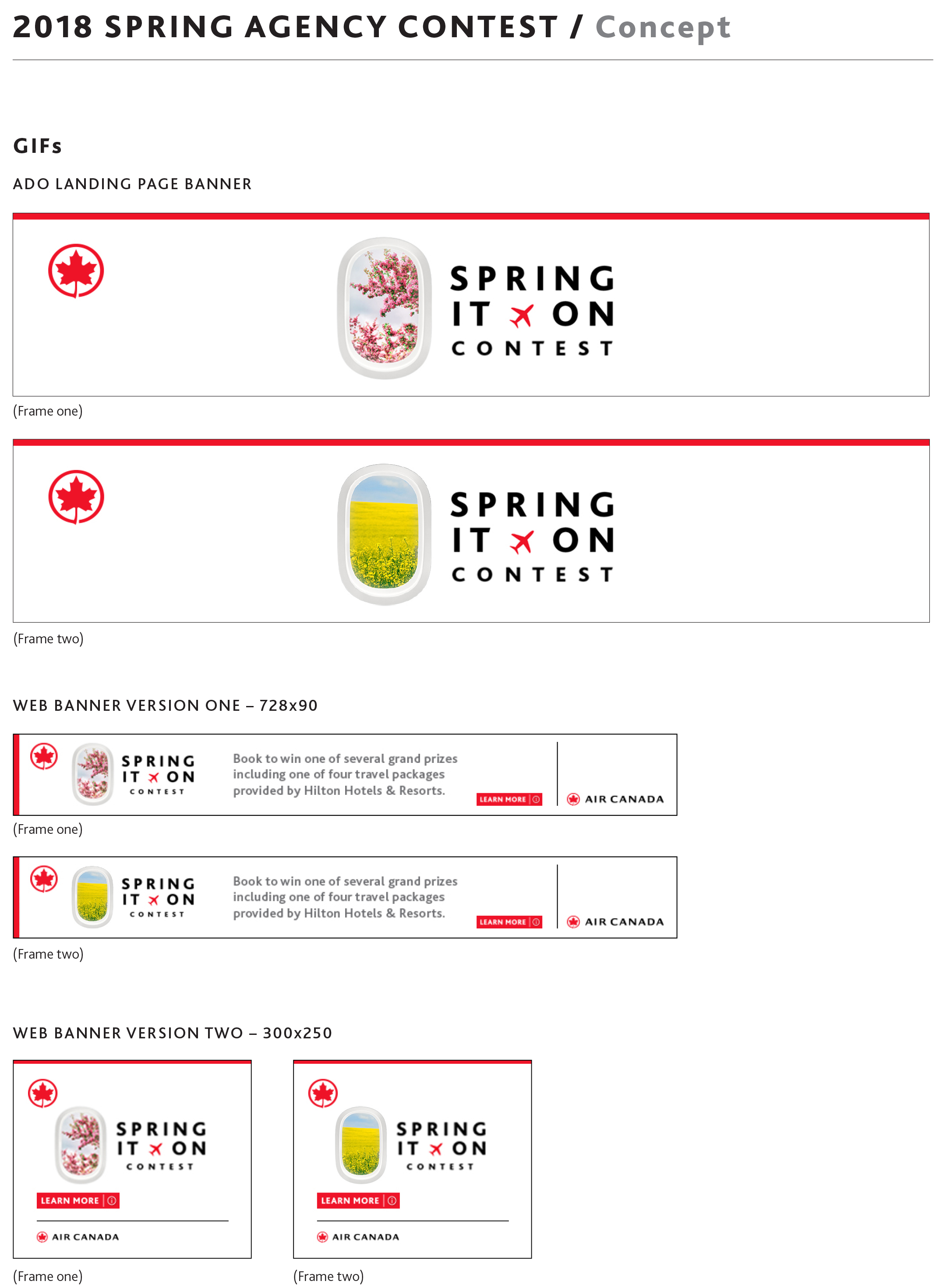 Spring it on travel agency Air Canada ad.jpg