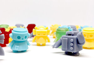 Co-Bots | 3-Pack of Robot | Keshi Robots of the month club