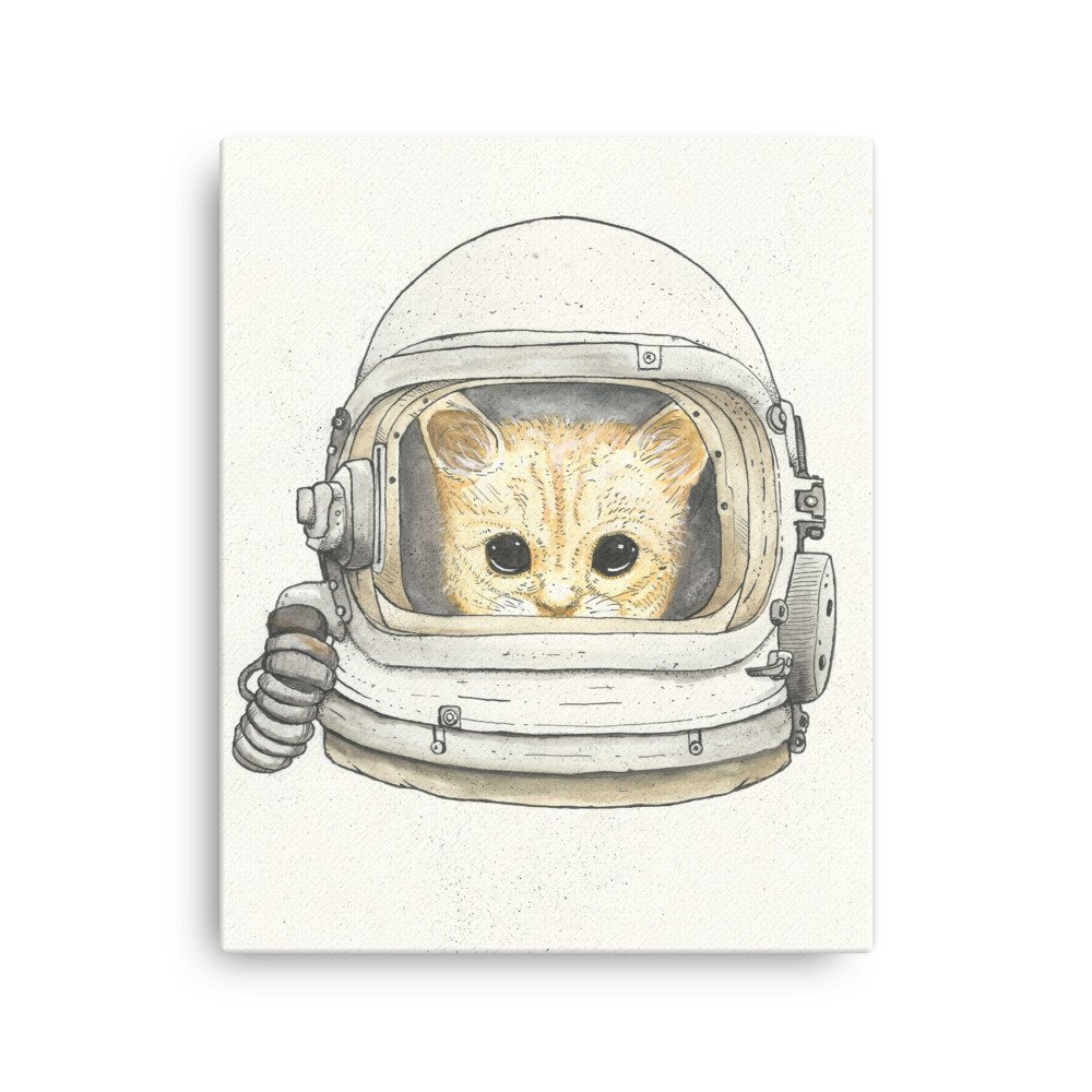 https://www.snodgrassart.com/shop/space-kitty-cute-kitten-astronaut-canvas-art-print