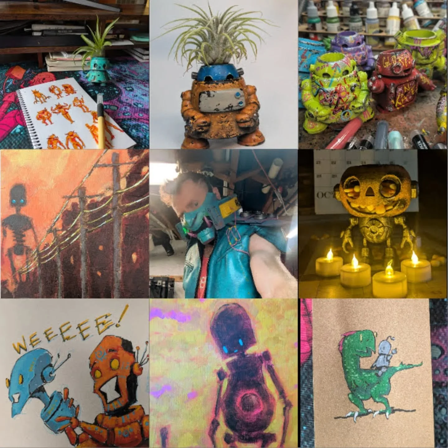 Art vs Artist 2025 - I got to make anything I wanted, with a roof over my head and food in my belly. Can't ask for more than that.
#artvsartist2025 #artvsartist #artworks