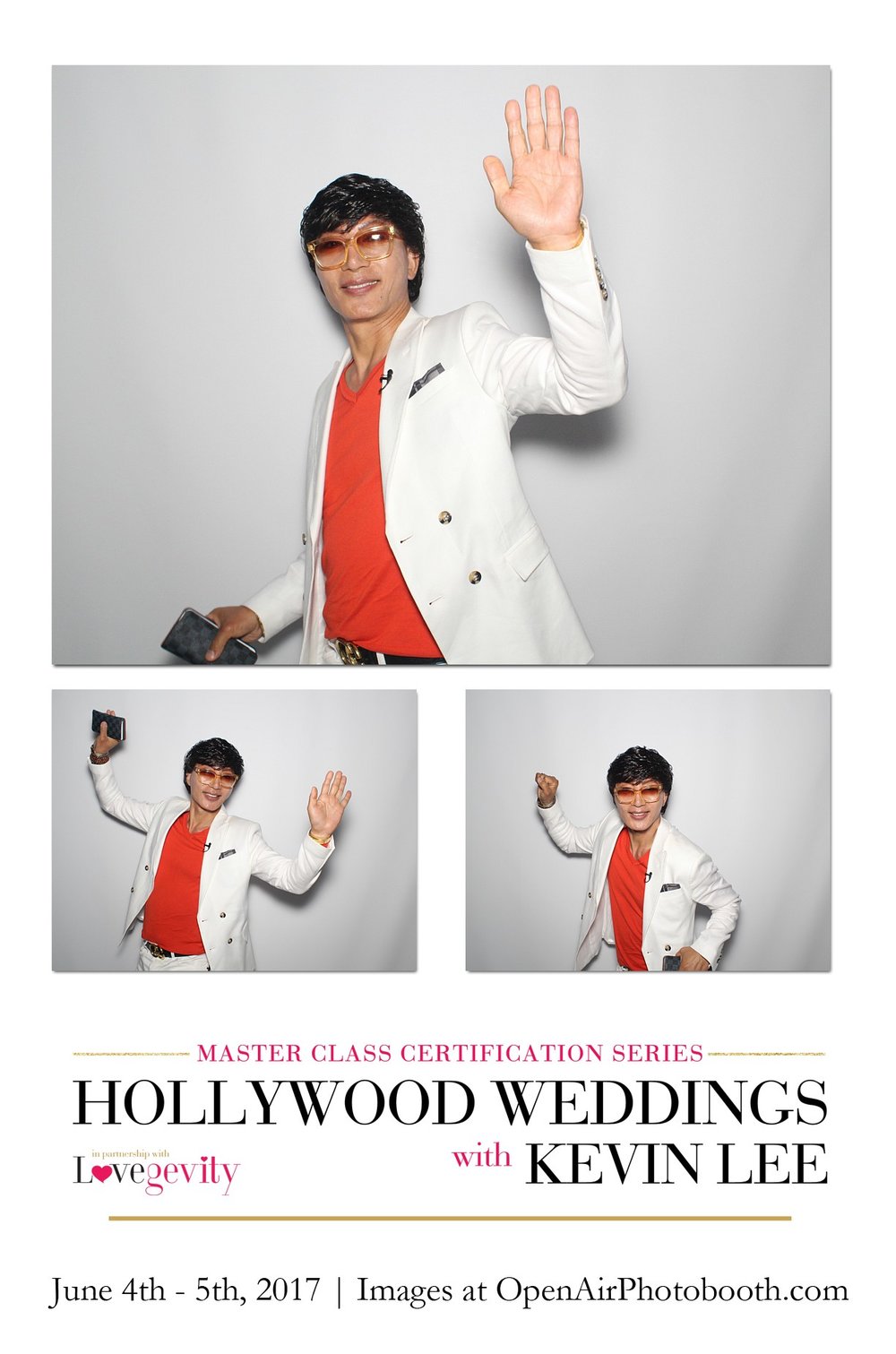 Hollywood Weddings - Celebrity Wedding Master Class with Kevin Lee — Open  Air Photobooth