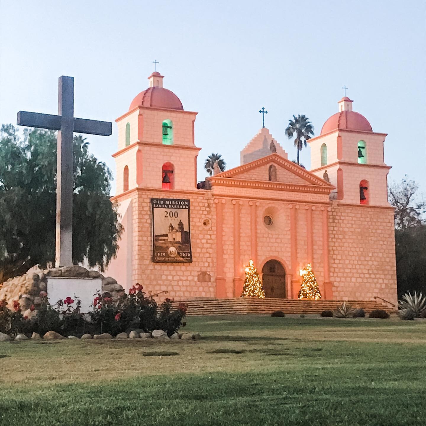 ... a thrill of hope, the weary world rejoices... It&rsquo;s a holy night at the Santa Barbara Mission. Happy Holidays!