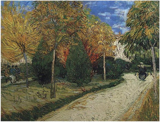 Public Park, Arles by Vincent Van Gogh