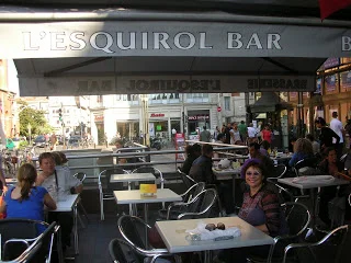 Marti At the L'Esquirol Bar, Toulouse , France