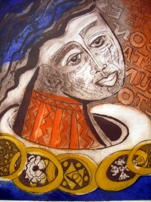 The French Man Intaglio Etching France 2009