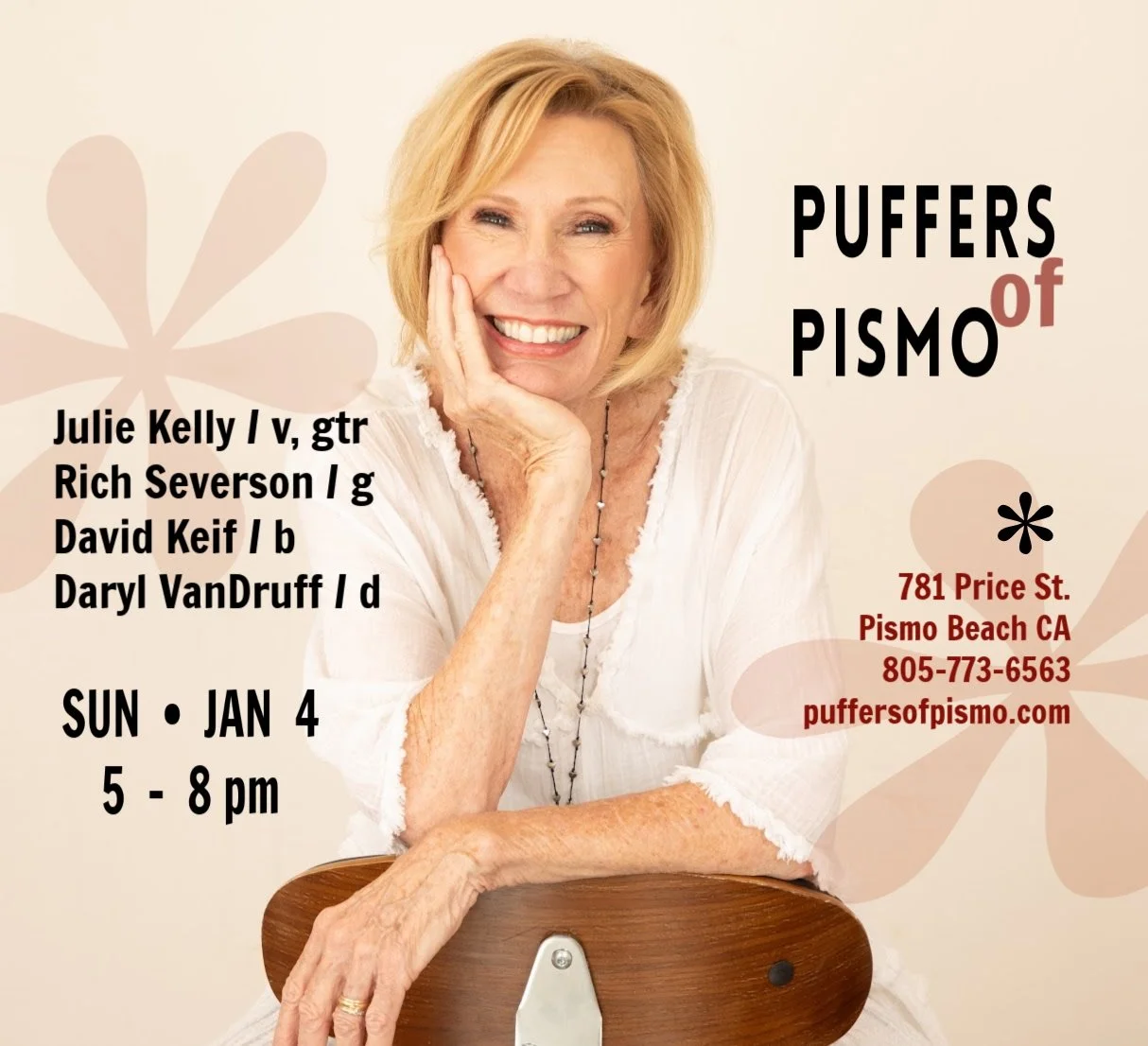 Julie Kelly Quartet!
