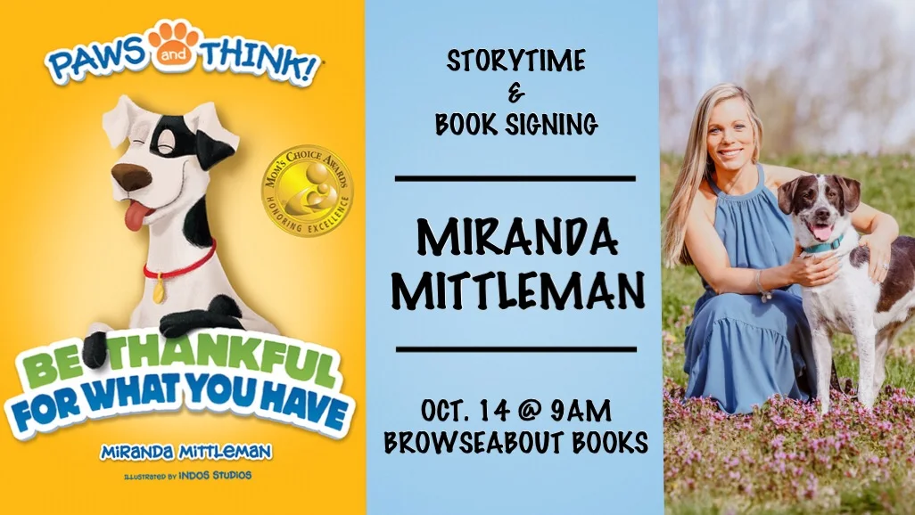 Storytime with Author Miranda Mittleman!