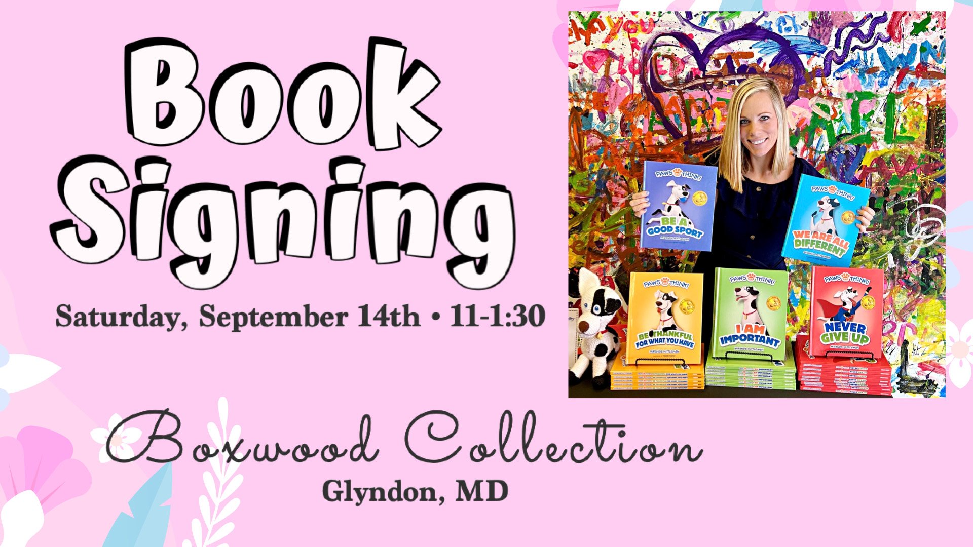 Book Signing at Boxwood Collection