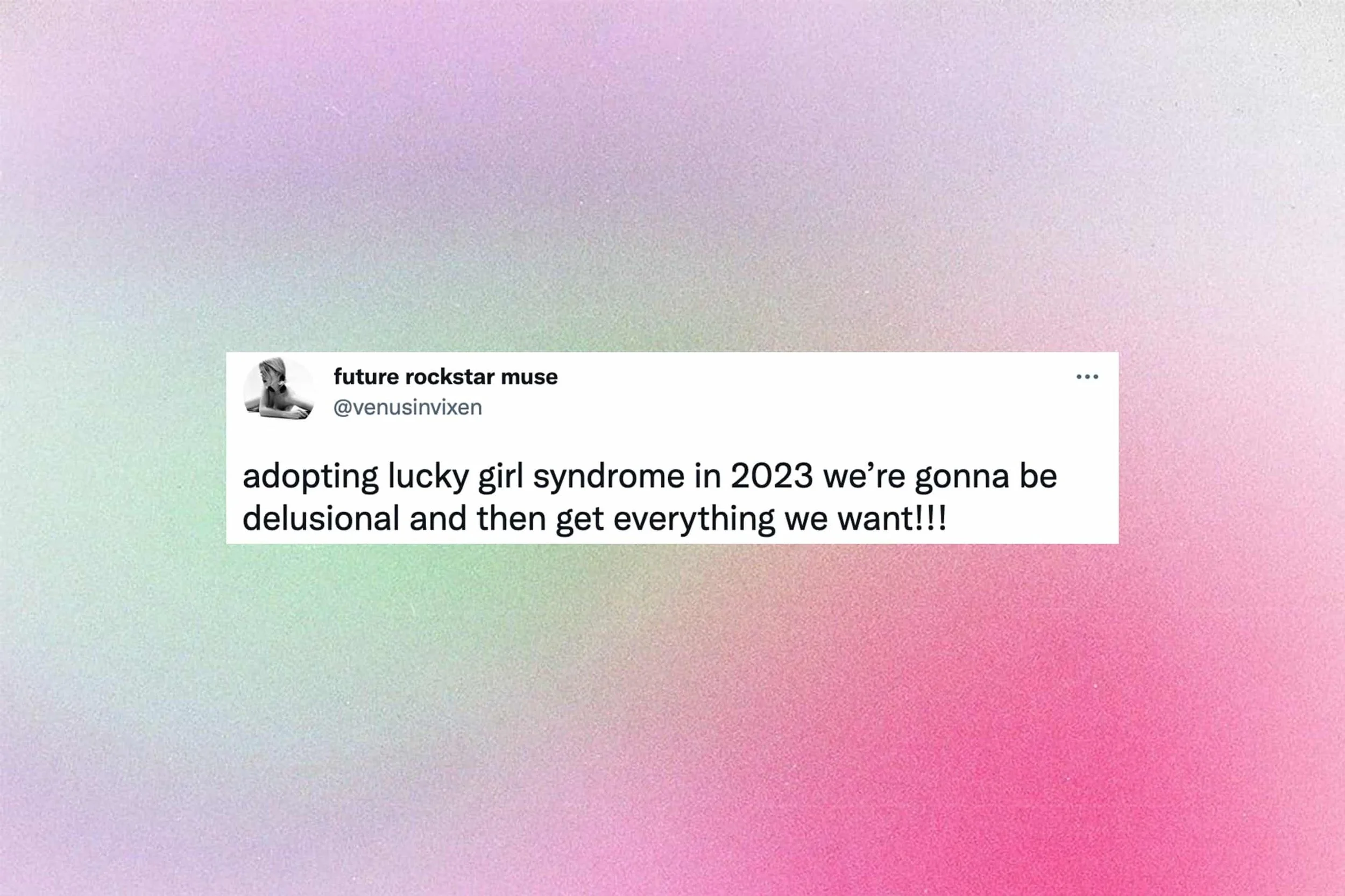 Lucky Girl Syndrome — University Girl