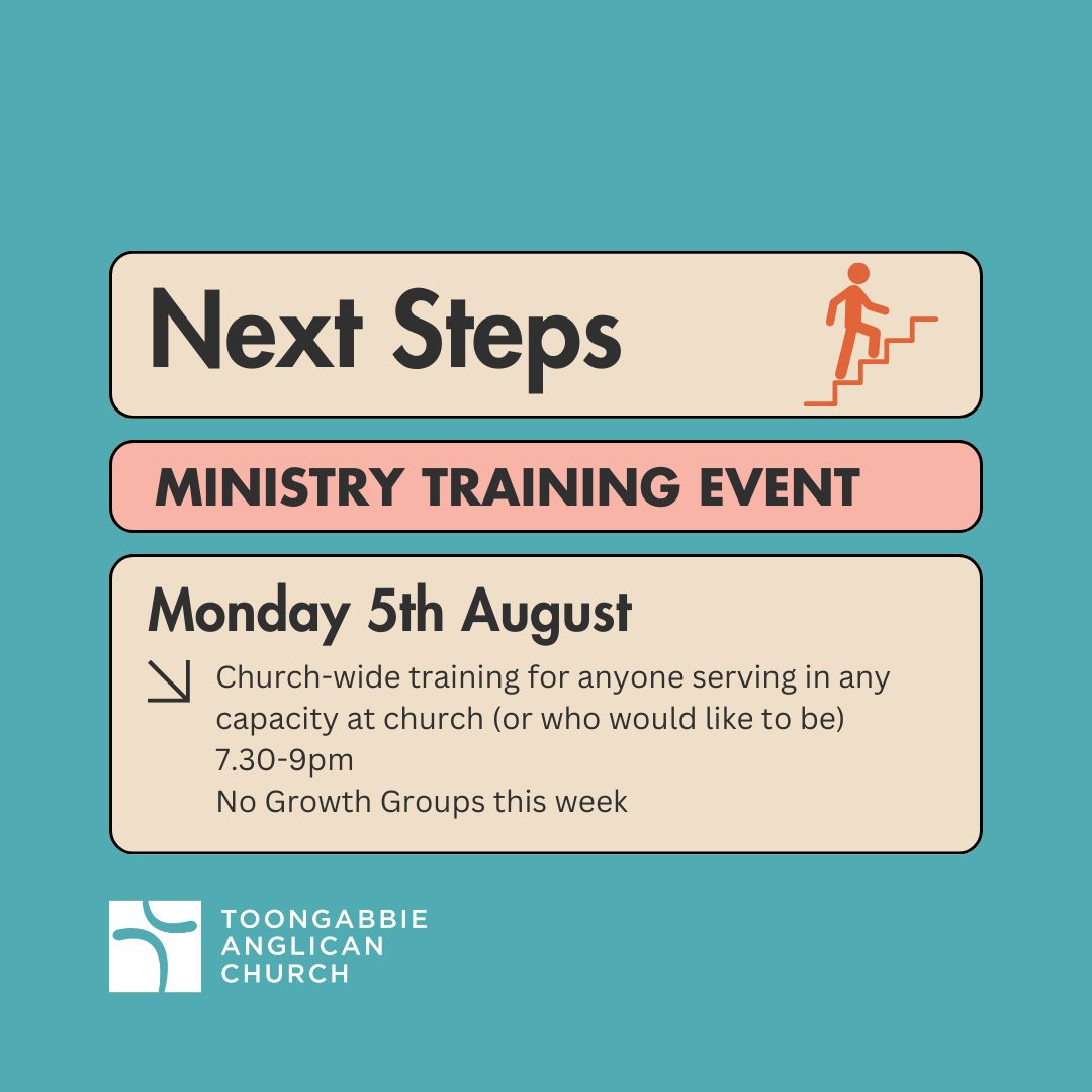 Next Steps: Ministry Training Event