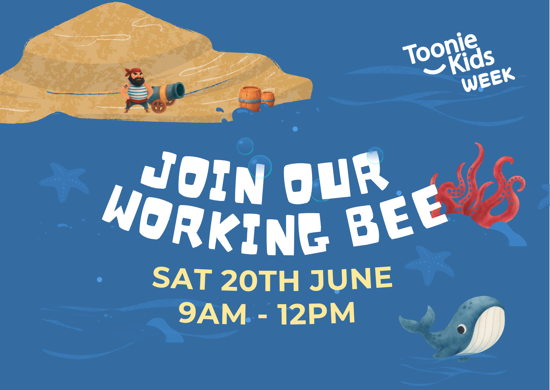 ToonieKids Week Working Bee