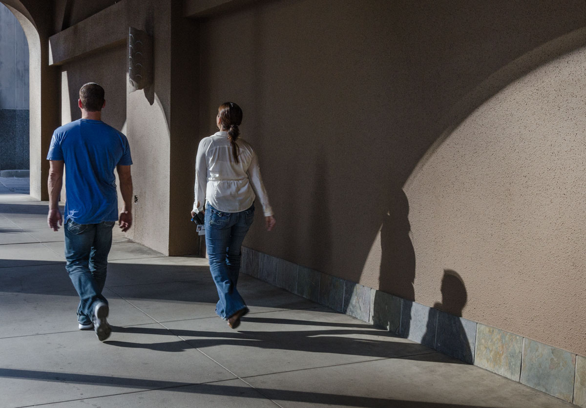 Strangers on the street in Phoenix