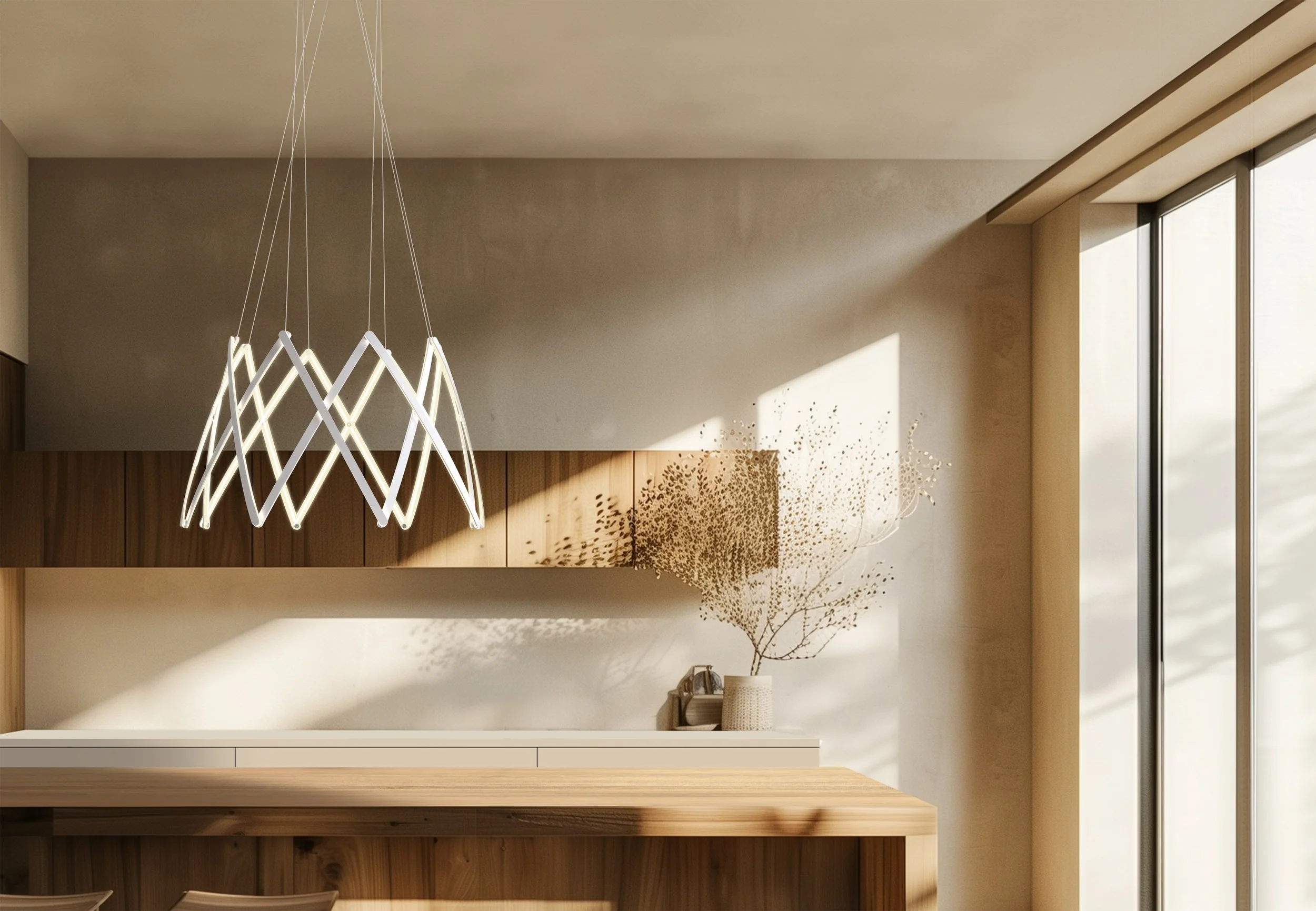 Pablo Designs - Stella - Environmental Image - Kitchen Island  Front - White Single_300.jpg