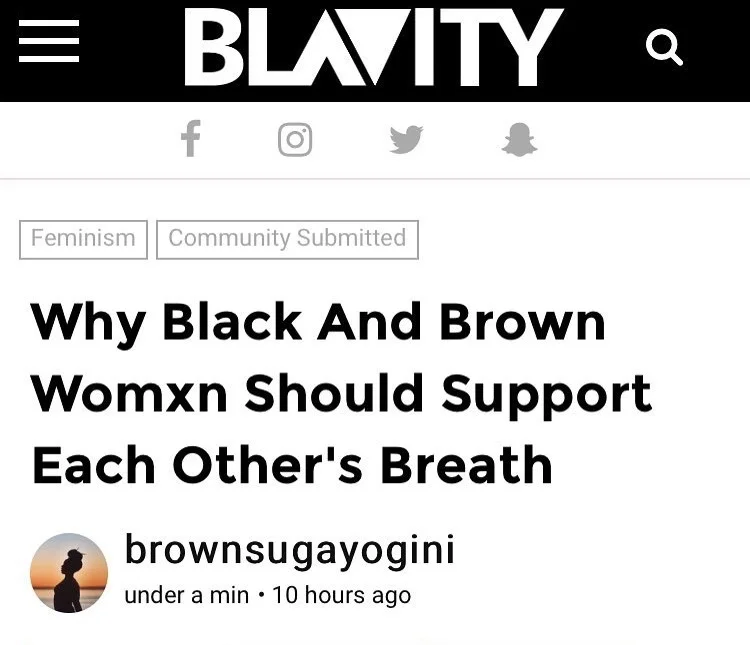 Why Black And Brown Womxn Should Support Each Other's Breath