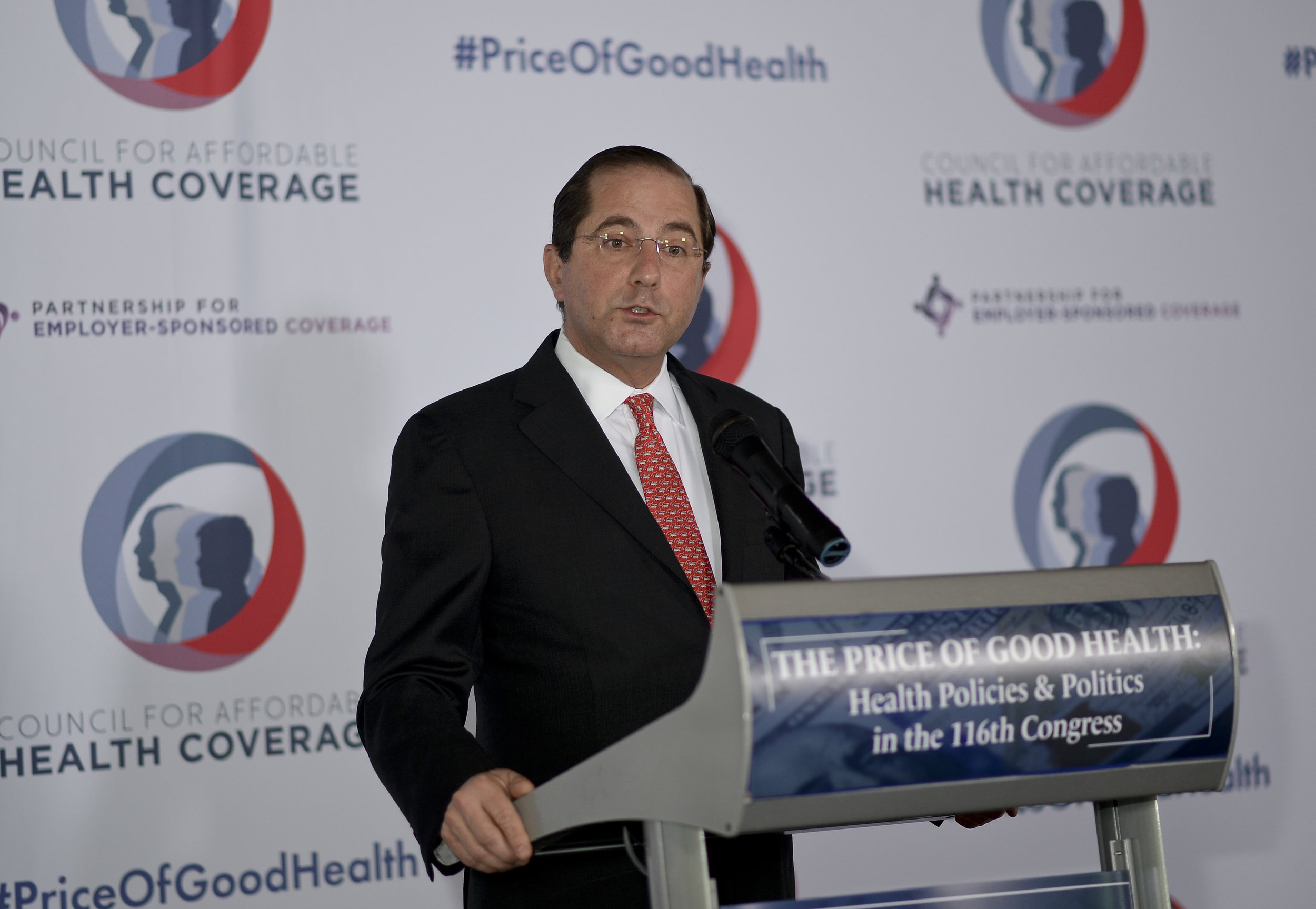 HHS Secretary Alex Azar delivers the morning keynote address